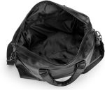 Travel Duffel Bag Waterproof Leather Weekend Bag Overnight Handbag shoulder bag - Image 2
