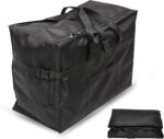 Extra Large Duffle Bag for Travel  Foldable Overnight Bag 900D Durable Carry on Travel Duffle Bags for Camping/Moving/Air Delivery/Tent/Christmas Decoration Storage