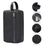 Toiletry Bag for Men, Portable Travel Toiletry Organizer Bag,Shaving Bag for Toiletries Accessories (Black) - Image 2