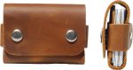 Genuine Leather Slim Wallet & Card Holder – Handmade Minimalist Design for Men & Women, Vintage Distressed Look (Camel)